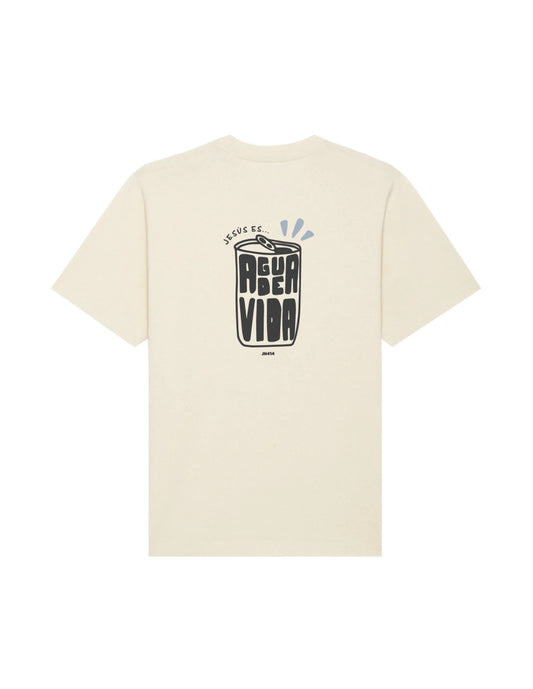Camiseta Premium Oversize "Jesús Es Agua de Vida" - ALMA Marca , marca cristiana, ropa cristiana, sudaderas cristianas, camisetas cristianas, música cristiana, alma marca, tesoros, permanecer alma