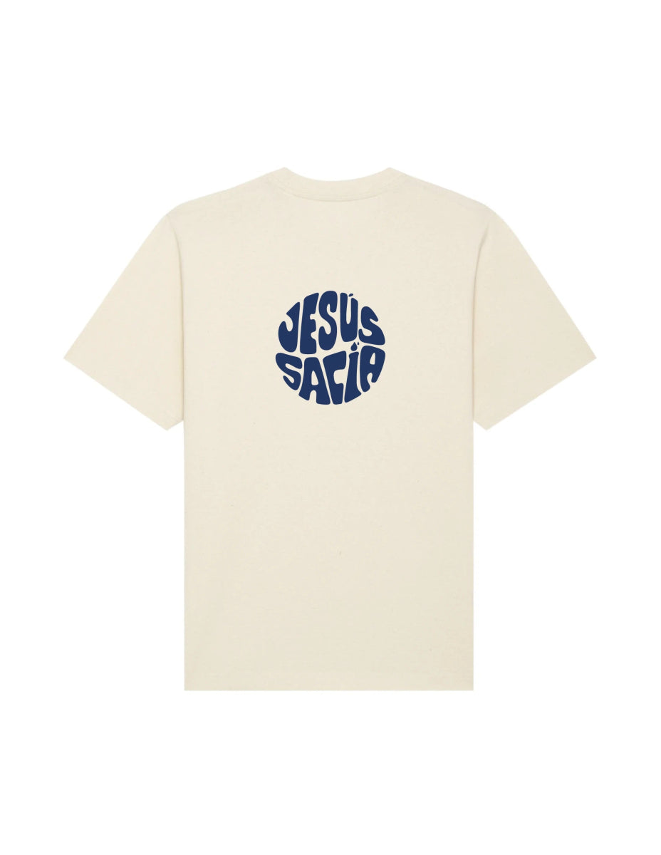 Camiseta Premium Oversize "Jesús Sacia" - ALMA Marca , marca cristiana, ropa cristiana, sudaderas cristianas, camisetas cristianas, música cristiana, alma marca, tesoros, permanecer alma