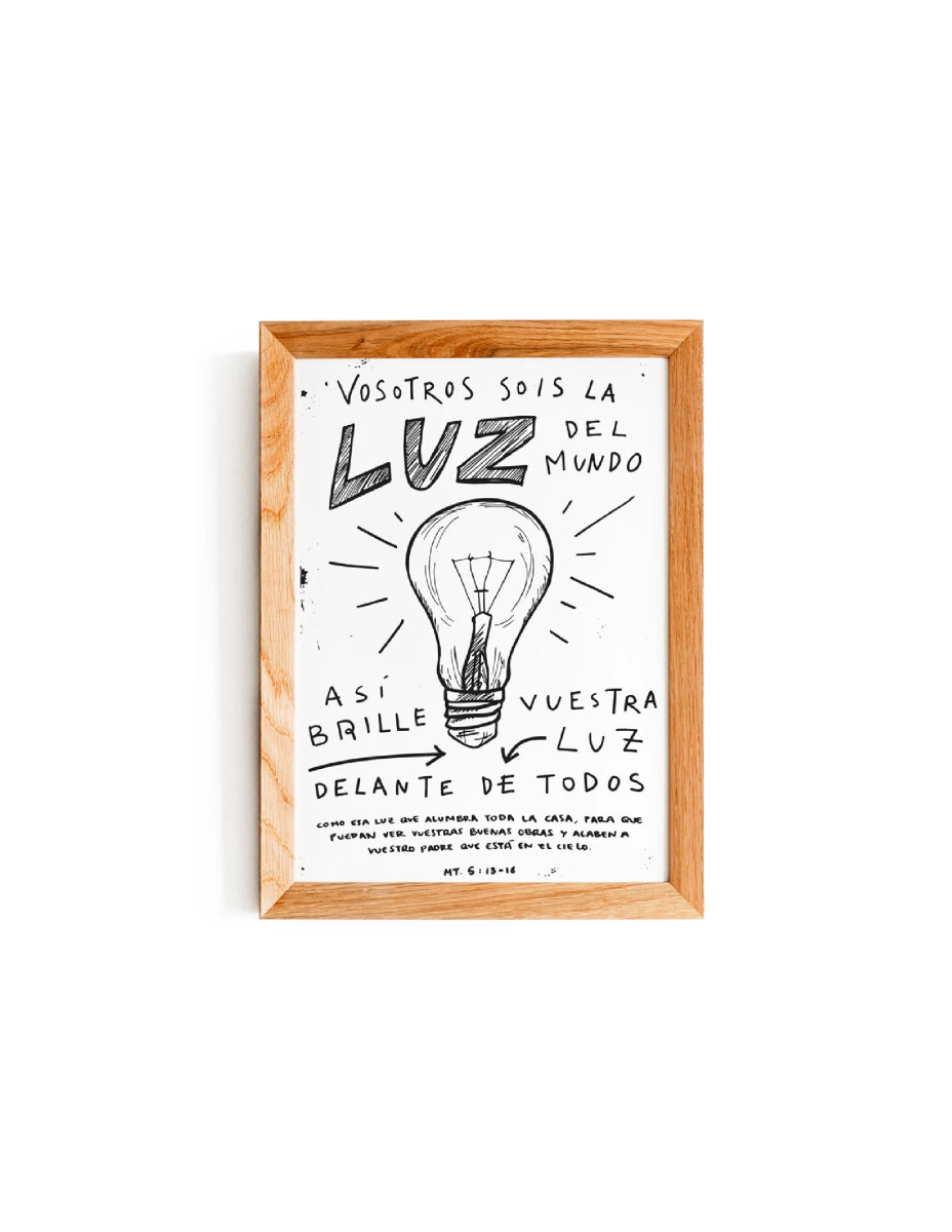 Lámina Luz - ALMA x Ámbala - ALMA Marca , marca cristiana, ropa cristiana, sudaderas cristianas, camisetas cristianas, música cristiana, alma marca, tesoros, permanecer alma