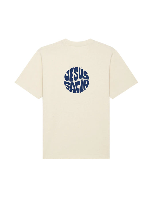 Camiseta Premium Oversize "Jesús Sacia" - ALMA Marca , marca cristiana, ropa cristiana, sudaderas cristianas, camisetas cristianas, música cristiana, alma marca, tesoros, permanecer alma
