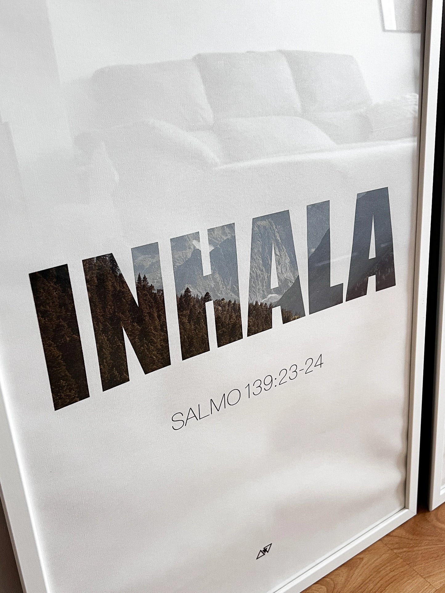 Cuadros Inhala y Exhala - 50x70 (2 unidades, Con marco)