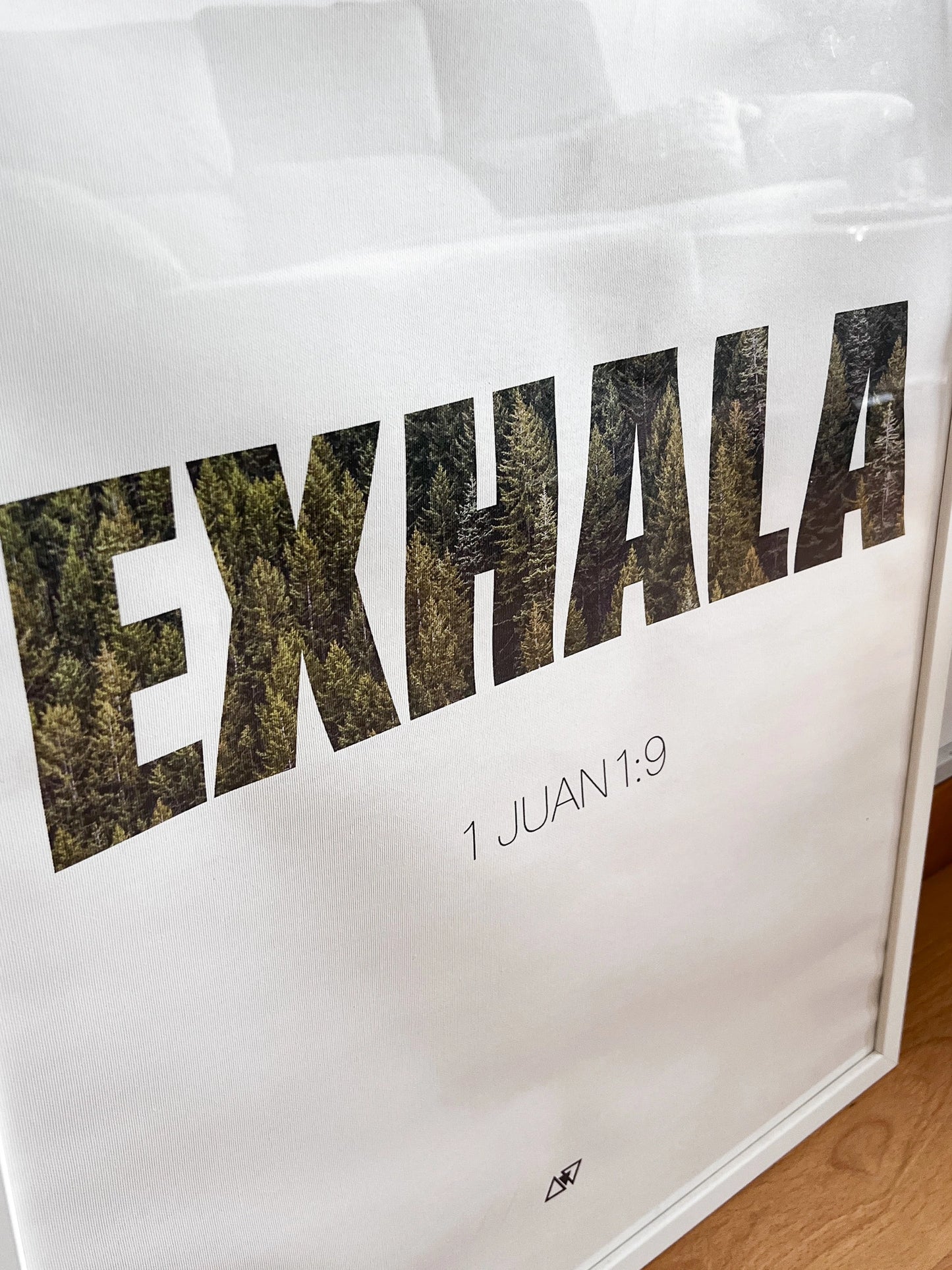 Cuadros Inhala y Exhala - 50x70 (2 unidades, Con marco)